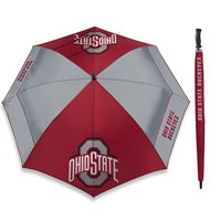 Team Effort NCAA 62" Windsheer Lite Umbrella - Ohio State Buckeyes