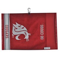 Team Effort NCAA Face/Club Jacquard Towel - Washington State Cougars