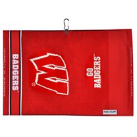 Team Effort NCAA Face/Club Jacquard Towel - Wisconsin Badgers