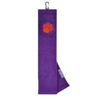 View Team Effort NCAA Face/Club Trifold Embroidered Towel Clemson Tigers