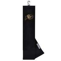 View Team Effort NCAA Face/Club Trifold Embroidered Towel Colorado Buffaloes