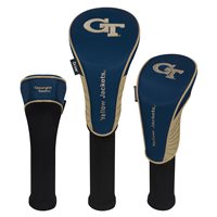 View Team Effort NCAA Set of 3 Headcover Georgia Tech Yellow Jackets