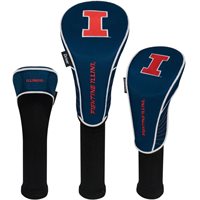 View Team Effort NCAA Set of 3 Headcover Illinois Fighting Illini