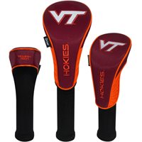 Team Effort NCAA Set of 3 Headcover - Virginia Tech Hokies