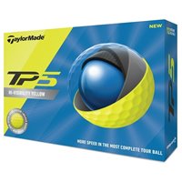 New TaylorMade TP5 2020 Yellow 1 Dozen Golf Balls at