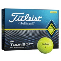 Titleist Tour Soft Yellow 1 Dozen Golf Balls at GlobalGolf.ca
