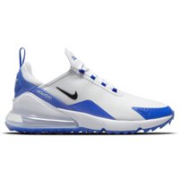 Nike Air Max 270 G Spikeless Golf Shoes - White/Black/Racer Blue - Size: 8 M
