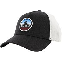 black ny trucker hat