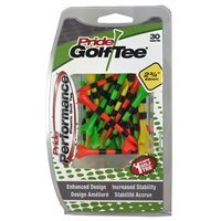 View Pride Evolution Striped 2 3/4" 30 Count Golf Tees Fruit Mix
