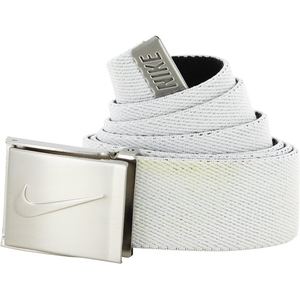 Nike Essentials Reversible Stretch Web Belt - White/Black