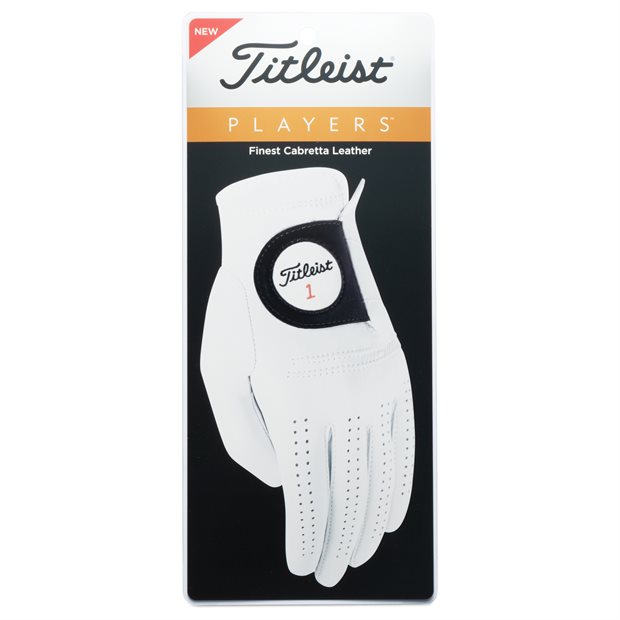 Titleist Players Left Golf Glove - Pearl S Regular