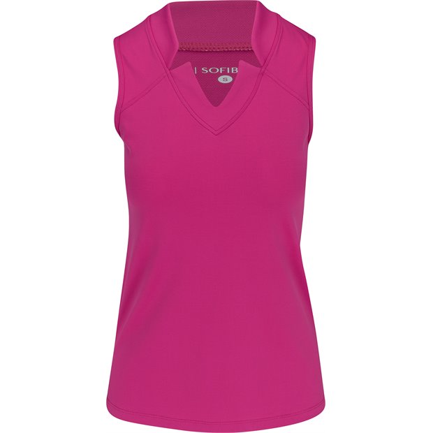 Sofibella Colors Sleeveless Ladies Polo Shirt - Girly - Size: M