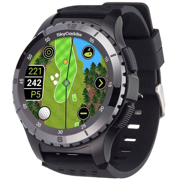 SkyGolf SkyCaddie LX5 Ceramic Bezel Watch GPS/Range Finder - Black