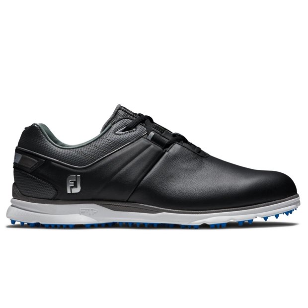FootJoy Pro SL Previous Season Shoe Style Spikeless Golf Shoes - 53077 - Black/Charcoal/Light Blue - Size: 9 N