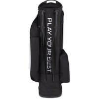 Ping Hoofer Tour Stand Golf Bag White Black Stand at GlobalGolf.ca