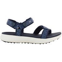 View Skechers 600 Sandal Navy/White
