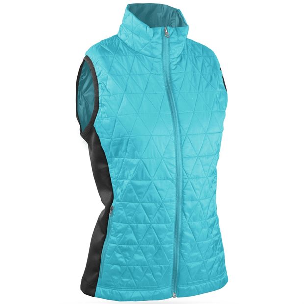 Sun Mountain AT Hybrid Ladies Polo Short Sleeve - Bahama/Steel - Size: XXL