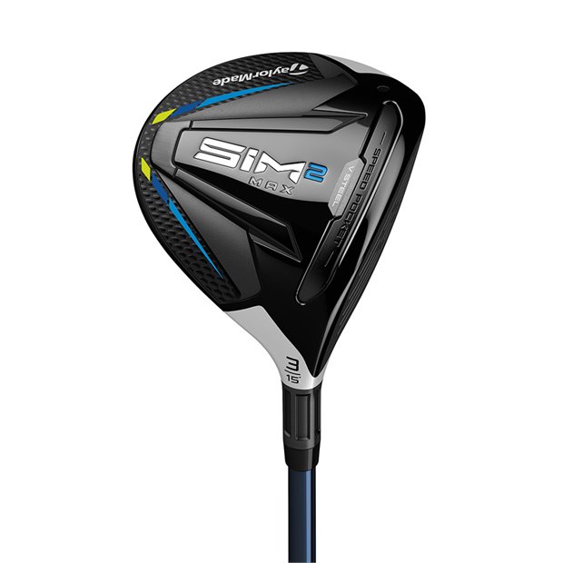 TaylorMade SIM 2 MAX Steel 5 Wood Golf Club - 18° Loft - Stiff Flex - Graphite Shaft
