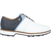 View FootJoy Premier Series Packard '20 Previous Season Shoe Style Golf Shoe White/Blue/Navy