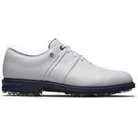 View FootJoy Premiere Series Packard Previous Season Shoe Style Golf Shoe White/Pink/Navy