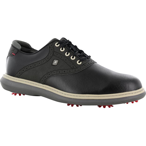 FootJoy FJ Traditions Golf Shoes - 57904 - Black/Gray - Size: 9.5 M