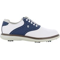 View FootJoy FJ Traditions Golf Shoe White/Navy/Gray