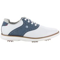 View FootJoy Traditions Golf Shoe White/Blue