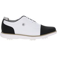 View FootJoy Traditions Golf Shoe White/Black