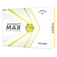 Callaway Supersoft Max 21 Yellow 1 Dozen Golf Balls at