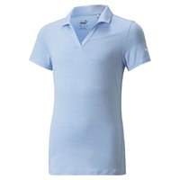 View Puma Girl's Cloudspun Free Shirt Serenity Heather