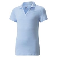 View Puma Girl's Cloudspun Free Shirt Serenity Heather
