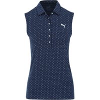 Puma Girl's Cloudspun Sleeveless Polka Shirt