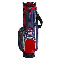 Club Champ Waterproof Series Stand Golf Bag Red White Blue Stand at