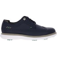 View FootJoy Traditions Wingtip Previous Season Golf Shoe Navy/Green