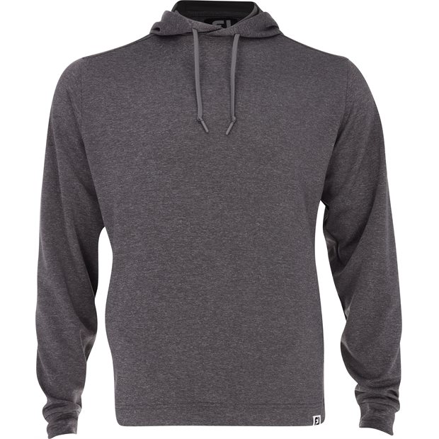 FootJoy Lightweight Hoodie Pullover - Heather Charcoal - Size: S