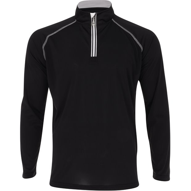 Weather Company Solid Activewear Jersey Pullover - Black/White - Size: M