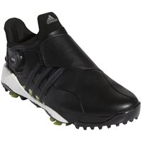 View Adidas Tour360 Infinity BOA Golf Shoe Black/Iron Metallic/Pulse Lime
