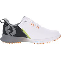 View FootJoy FJ Fuel 23 Previous Season Shoe Style Spikeless White/Black/Orange