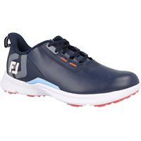 FootJoy FJ Fuel Ladies Spikeless Golf Shoes - 90799 - Navy/White/Pink - Size: 6.5 M