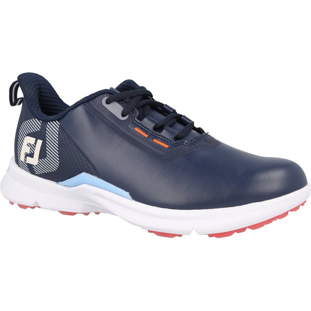 FootJoy FJ Fuel Ladies Spikeless Golf Shoes - 90799 - Navy/White/Pink - Size: 6.5 M