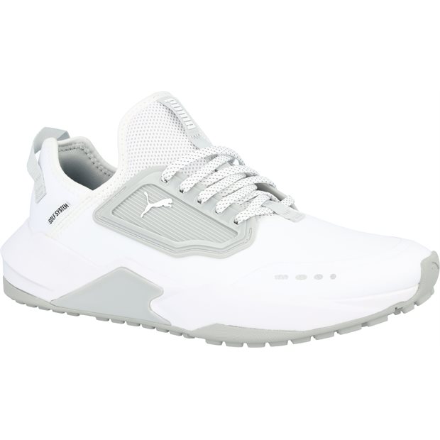 Puma GS One Spikeless Golf Shoes - Puma White/High Rise - Size: 8.5 M