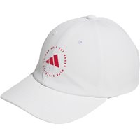 View Adidas Crisscross Golf Hat White/Pure Ruby