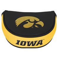 View Team Effort Individual NCAA Mallet Putter Headcover Iowa Hawkeyes