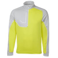 View Galvin Green Daxton Half Zip Insula Outerwear Sunny Lime/Cool Grey/White