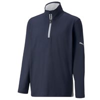 View Puma Boys Gamer 1/4 Zip Outerwear Navy Blazer/High Rise