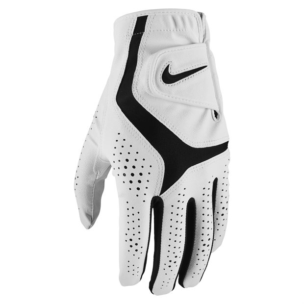 Nike Dura Feel X (2-Pack) Right Golf Glove - Pearl White/Black ML Regular