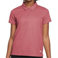 View Nike Youth Girls DriFit Victory Shirt Adobe/White