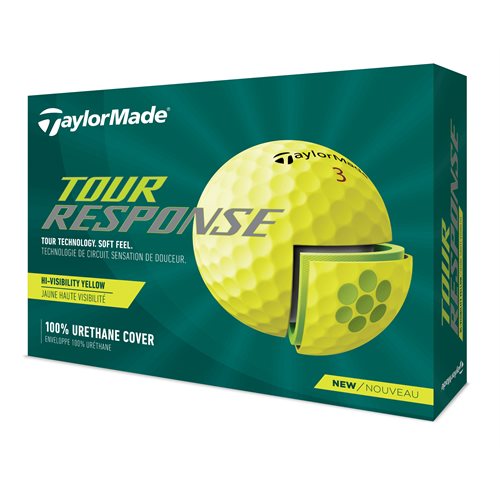 TaylorMade Tour Response Golf Balls Yellow (2022)