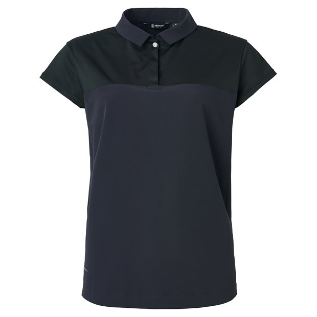 Abacus Becky Cupsleeve Ladies Polo Shirt - Black - Size: S
