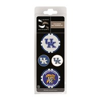 View Team Effort NCAA Set Ball Marker White/Blue